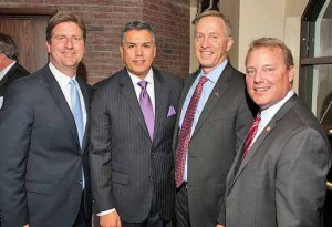 From left to right: Phoenix Mayor Greg Stanton, MA Managing Partner Ruben Alvarez, Mesa Mayor John Giles and Tempe Mayor Mark Mitchell