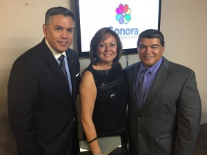 Ruben Alvarez pictured with the Honorable Susana Martinez, Governor of New Mexico and her husband Chuck Franco